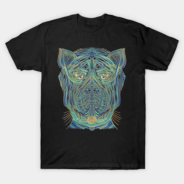 Weird abstract animal face #1 T-Shirt by DaveDanchuk